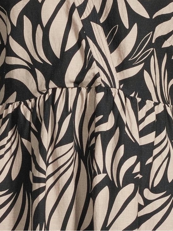 NOOM - Aileen-pellavasekoitemekko - BLACK PRINT COMBO | Stockmann - photo 4