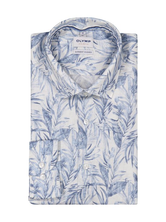 Olymp - Triiksärk Body Fit Garment Linen Mix - 10 HELLBLAU | Stockmann - photo 1