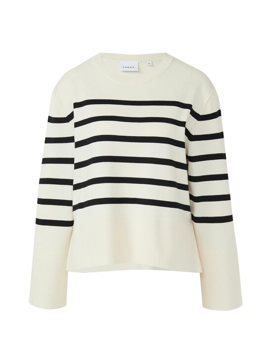 Comma - Knit With Stripes džemperis - 04G6 SAND NAVY | Stockmann - photo 1