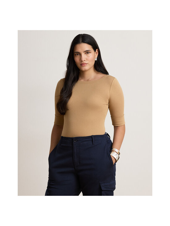 Lauren Ralph Lauren - Judy Elbow Sleeve -pusero - 504 LAUREN CAMEL | Stockmann - photo 2