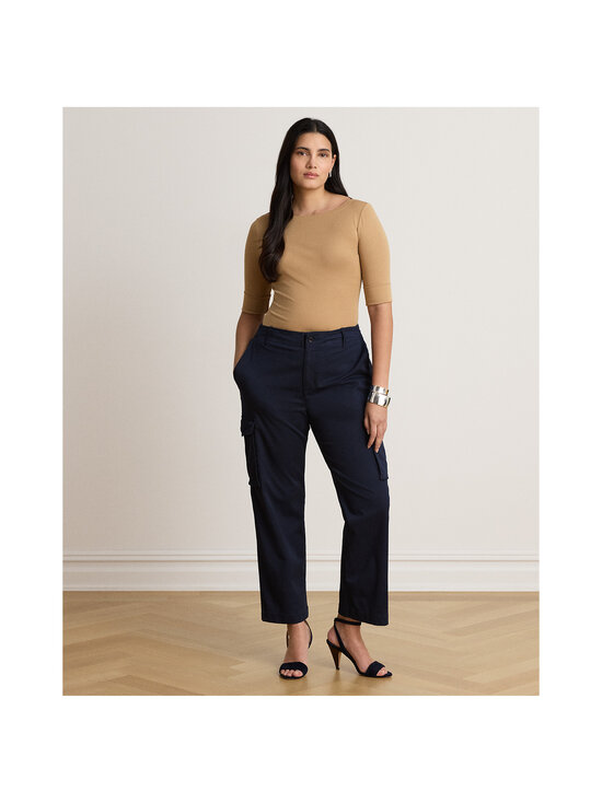 Lauren Ralph Lauren - Judy Elbow Sleeve -pusero - 504 LAUREN CAMEL | Stockmann - photo 4
