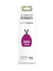 Joseph Joseph - prügikotid IW9 Eco Liners, 10L, 20 tk - DARK GREY Joseph Joseph - prügikotid IW9 Eco Liners, 10L, 20 tk - DARK GREY | Stockmann