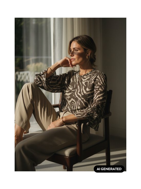Comma - Pluus - 89A8 BROWN | Stockmann - photo 2