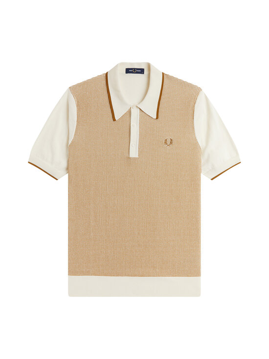 Fred Perry - Tonic Waffle Knitted -pikeepaita - ECRU | Stockmann - photo 1