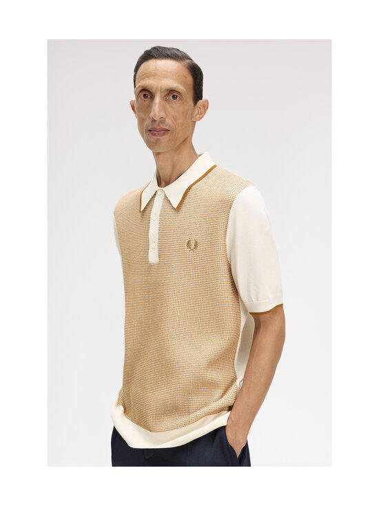 Fred Perry - Tonic Waffle Knitted -pikeepaita - ECRU | Stockmann - photo 3