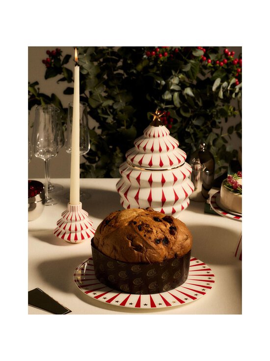 Alessi - Nz07 Delight Candlestick -kynttilänjalka - WHITE/RED/GOLD | Stockmann - photo 4