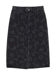 Marimekko - Seelik Maridenim Kuvastuma Unikko - 009 WASHED BLACK | Stockmann