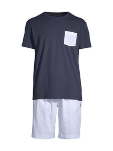 Cap Horn loungewear - Charles pidžamas krekls un šorti - LT. BLUE-WHITESTRIPE, NAVY SHIRT Cap Horn loungewear - Charles pidžamas krekls un šorti - LT. BLUE-WHITESTRIPE, NAVY SHIRT | Stockmann