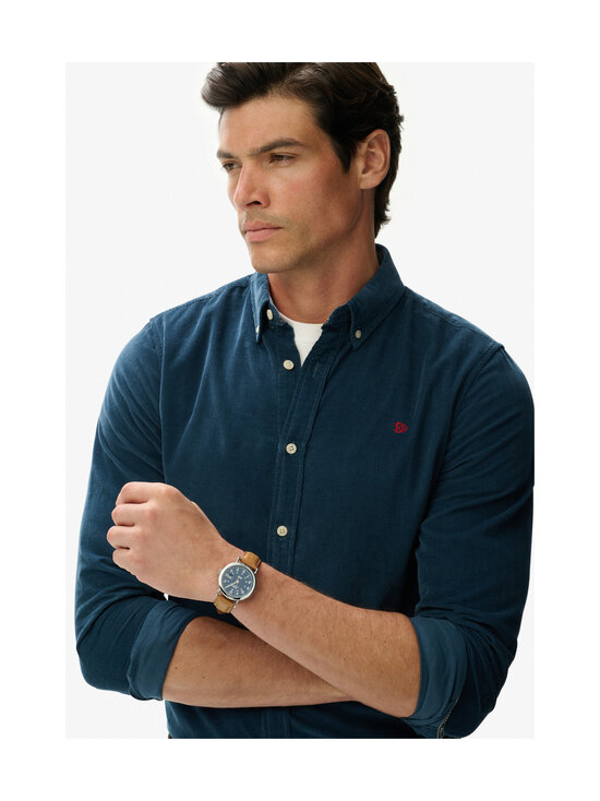 Superdry - Velvetist särk Classic Needle - BYW INSIGNIA BLUE | Stockmann - photo 6