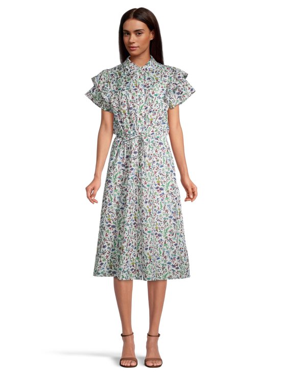 Tommy Hilfiger - Midikleit VOILE FLORAL - 0K4 COASTAL FLORAL DITSY/ SPRING LIME - photo 2 Tommy Hilfiger - Midikleit VOILE FLORAL - 0K4 COASTAL FLORAL DITSY/ SPRING LIME | Stockmann - photo 2