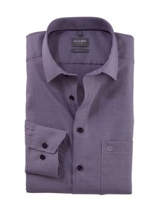 Olymp - Triiksärk Comfort Fit Houndstooth - 97 PFLAUME | Stockmann