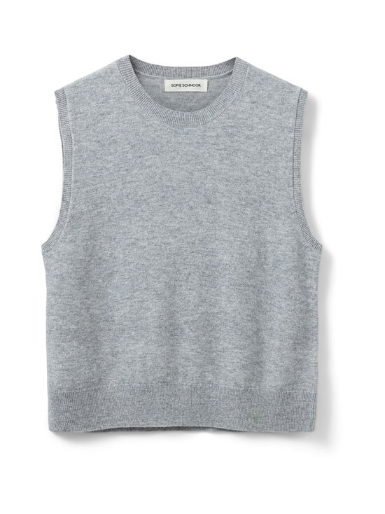 Sofie Schnoor - Karlisw-neuleliivi - 8010 GREY MELANGE | Stockmann - photo 1