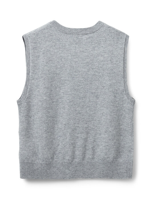 Sofie Schnoor - Karlisw-neuleliivi - 8010 GREY MELANGE | Stockmann - photo 2