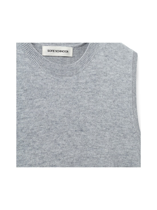 Sofie Schnoor - Karlisw-neuleliivi - 8010 GREY MELANGE | Stockmann - photo 3
