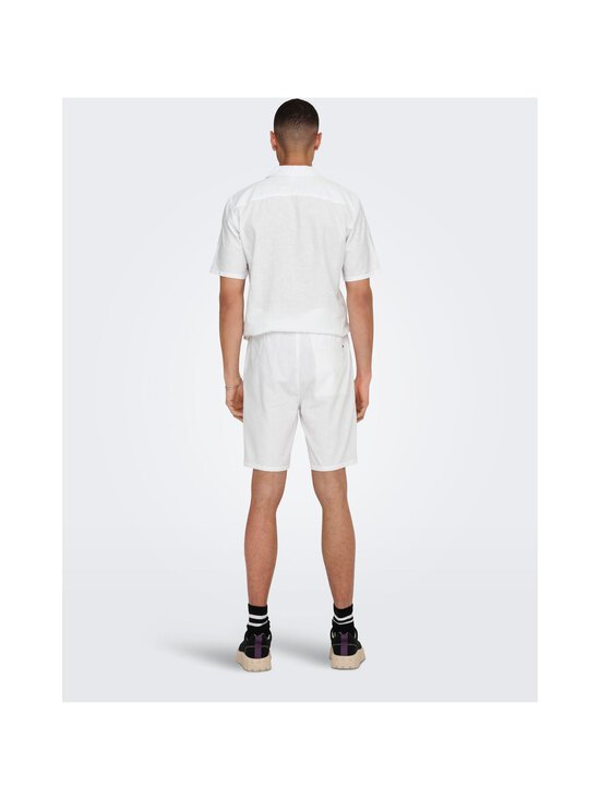 Only & Sons - Linasegust lühikesed püksid OnsLinus - BRIGHT WHITE | Stockmann - photo 4