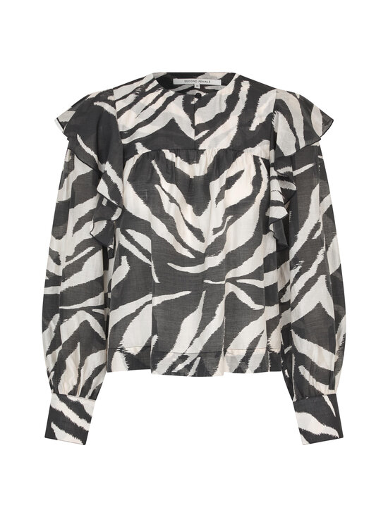 SECOND FEMALE - Pluus Zenula Ruffle - 0512 SOFT BEIGE | Stockmann - photo 1