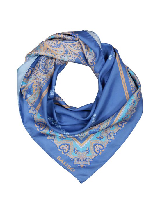 Sauso - Corallo-silkkihuivi 90 x 90 cm - OCEAN BLUE | Stockmann - photo 1