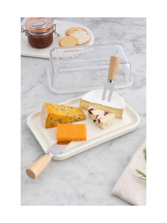 Kilner - Cheese Storage siera paplāte ar vāku - CLEAR/WHITE | Stockmann - photo 4