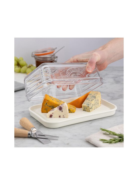 Kilner - Cheese Storage siera paplāte ar vāku - CLEAR/WHITE | Stockmann - photo 5