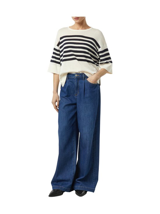 Comma - Sleve-neulepusero - 04S1 OFF WHITE WITH NAVY | Stockmann - photo 2