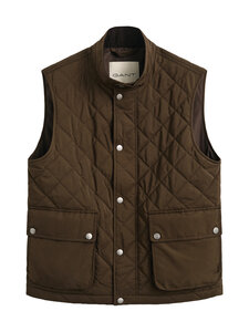 GANT - Tepitud vest - 217 BLACK BROWN | Stockmann