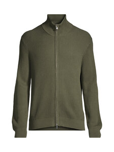J.Lindeberg - Kardigan Alexis Full Zip - M354 FOREST GREEN | Stockmann