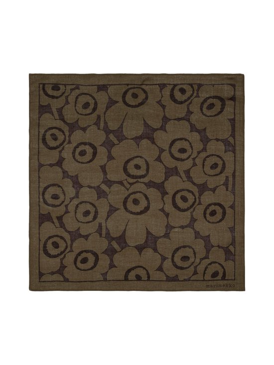 Marimekko - Kuittaus Unikko -huivi - 880 BEIGE, DARK BROWN | Stockmann - photo 1