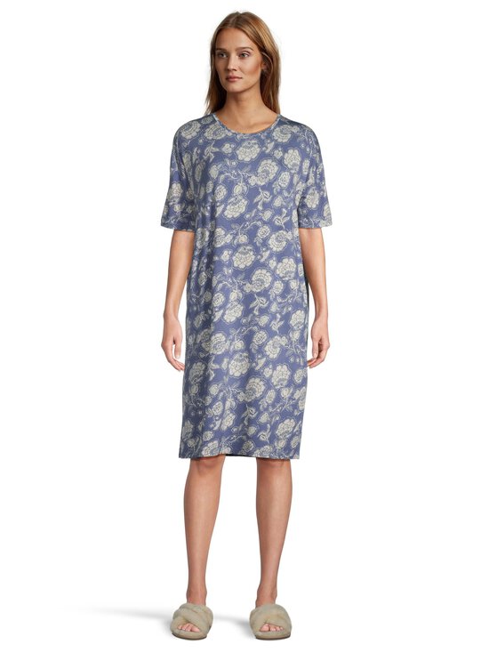 A+more - Ava-yöpaita - DARK BLUE PRINT - photo 2 A+more - Ava-yöpaita - DARK BLUE PRINT | Stockmann - photo 2