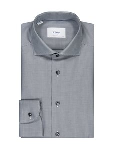Eton - Contemporary Fit Dobby krekls ar apkakli - 66 DARK GREEN | Stockmann