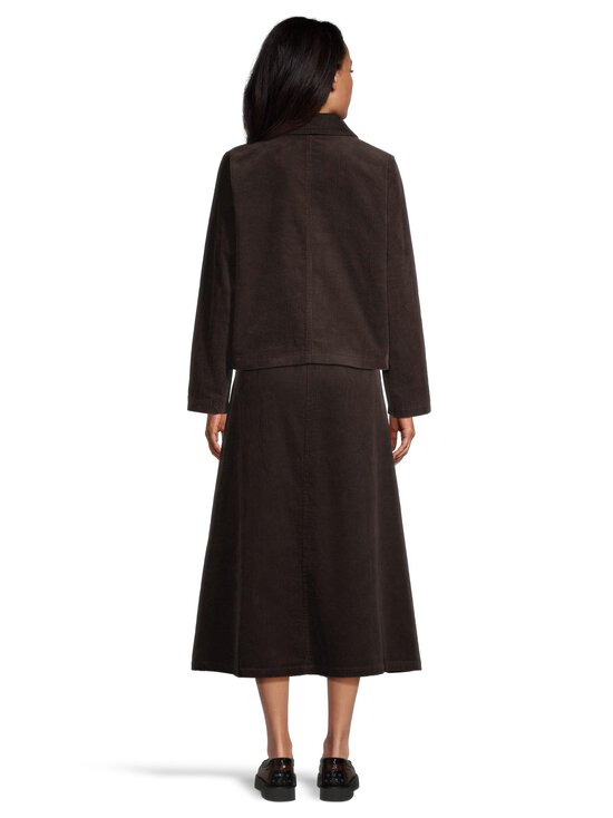 NOOM - Emilia Midi -vakosamettihame - BROWN | Stockmann - photo 4