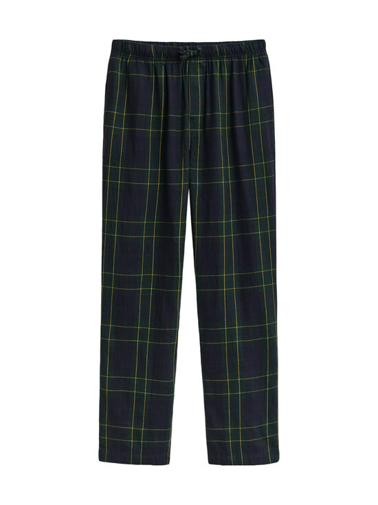 GANT - Flannel Check -pyjamahousut - 338 FOREST GREEN | Stockmann - photo 1
