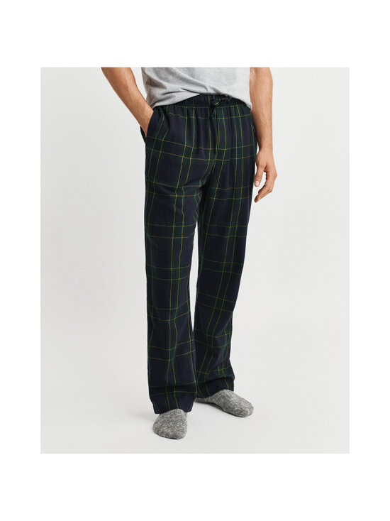GANT - Flannel Check -pyjamahousut - 338 FOREST GREEN | Stockmann - photo 3