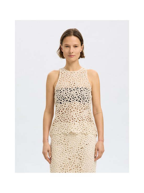 Selected - SlfAlima Crochet -toppi - SANDSHELL - photo 2 Selected - SlfAlima Crochet -toppi - SANDSHELL | Stockmann - photo 2