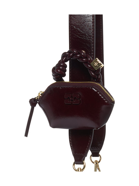 Ganni - Bou East/West Deep Shine -laukku - 436 BURGUNDY | Stockmann - photo 4
