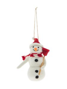 Casa Stockmann - Vildist jõuluehe Snowman 13,5 cm - WHITE | Stockmann
