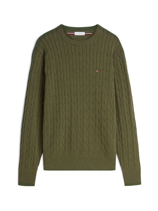 Tommy Hilfiger - Palmikkoes kampsun Classic Cotton - MT1 HUNTSMAN GREEN | Stockmann - photo 1