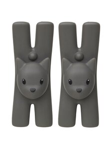 Alessi - Giampo clip 2 pcs - B BLACK Alessi - Giampo clip 2 pcs - B BLACK | Stockmann