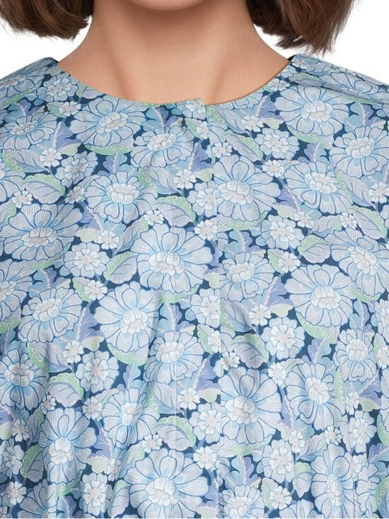 rich & royal - Printed Cotton Midi -mekko - 781 MIDNIGHT BLUE | Stockmann - photo 4