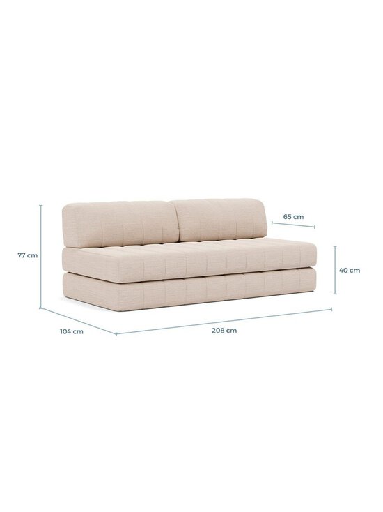 Innovation Living - CozyPad-vuodesohva Corduroy-kangas 594 ivory L 208 cm - BEIGE | Stockmann - photo 17