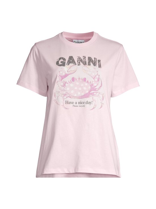 Ganni - Basic t-paita - 868 CHALK PINK | Stockmann - photo 1