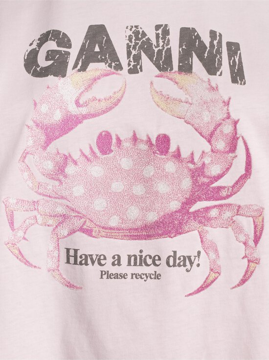 Ganni - Basic t-paita - 868 CHALK PINK | Stockmann - photo 4
