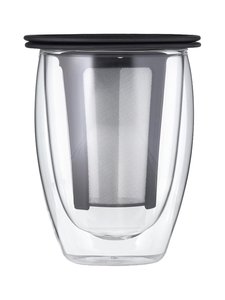 Bodum - Tea For One -teekuppi 0,35 l - KIRKAS/MUSTA | Stockmann