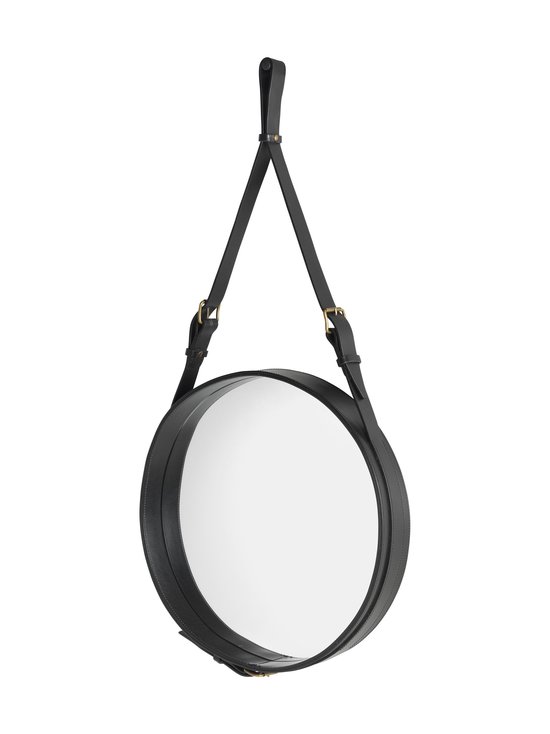 Gubi - Adnet Wall Mirror Circular -peili ⌀ 45 cm - BLACK LEATHER - photo 2 Gubi - Adnet Wall Mirror Circular -peili ⌀ 45 cm - BLACK LEATHER | Stockmann - photo 2