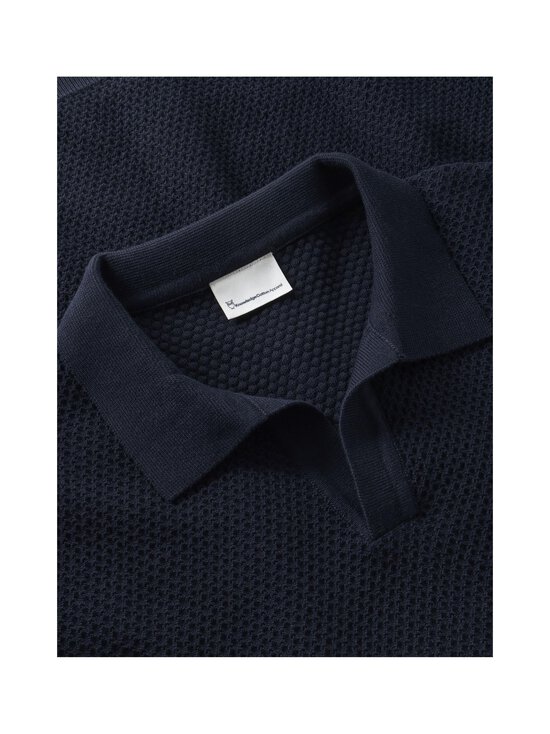 Knowledge Cotton Apparel - Organic Cotton Polo t-paita - 1412 NIGHT SKY | Stockmann - photo 3