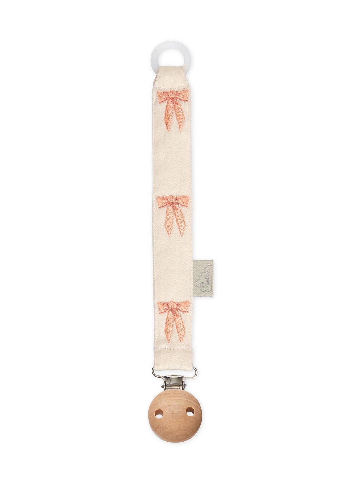 Embroidered Pacifier -tuttiklipsinauha