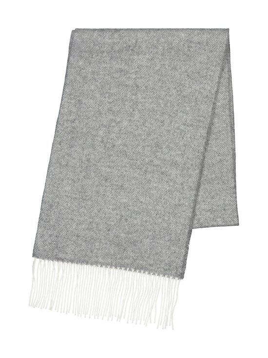Stockholm Kravatt - Herringbone Wool -kaulaliina 30 x 200 cm - 5 LT.GREY | Stockmann - photo 1