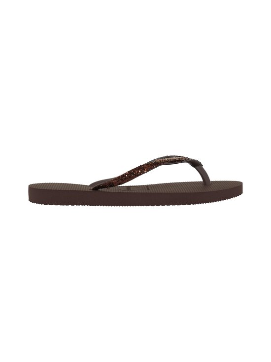 Havaianas - Slim Glitter II flipflopi - 0727 DARK BROWN | Stockmann - photo 1