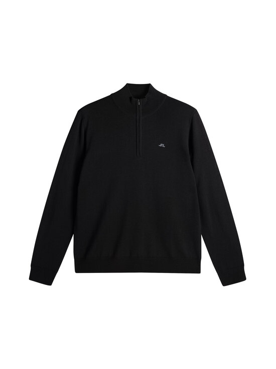J.Lindeberg - Kiyan Quarter Zip -neule - 9999 BLACK | Stockmann - photo 1