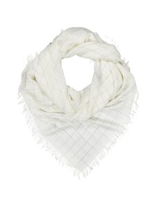 TOTEME - Checked Light Wool -huivi - ECRU/BLACK | Stockmann