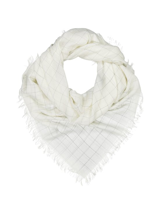 TOTEME - Checked Light Wool -huivi - ECRU/BLACK | Stockmann - photo 1